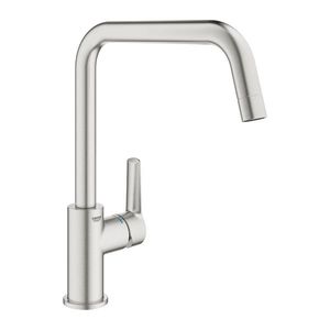 Baterie bucatarie Grohe Start cu pipa U supersteel imagine