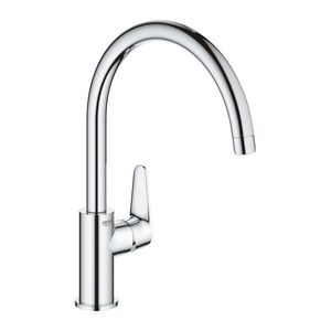 Baterie bucatarie Grohe Start Curve cu pipa C crom imagine