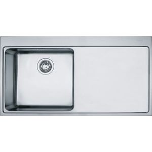 Chiuveta Bucatarie Inox + Sifon Pe Dreapta imagine