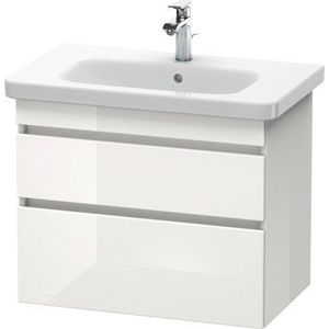 Dulap baza Duravit DuraStyle cu doua sertare 73x44.8cm alb lucios imagine