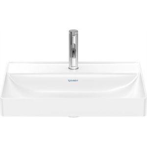 Lavoar Duravit DuraSquare 59x47cm WonderGliss fara preaplin montare pe blat cu capac ceramic pentru ventil inclus alb imagine