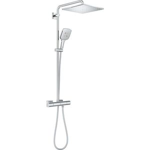 Coloana de dus Grohe Rainshower SmartActive 310 26652000 cu baterie termostatata crom imagine