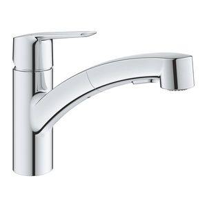 Baterie bucatarie Grohe Start cu dus extractibil dual spray crom imagine