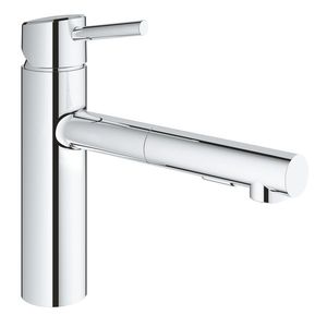 Baterie bucatarie Grohe Concetto cu dus dual spray extractibil crom imagine