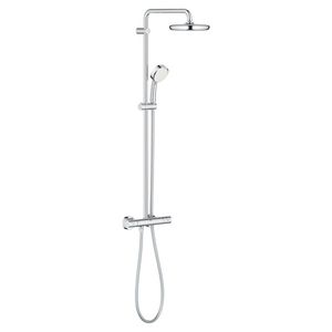 Coloana de dus Grohe Tempesta Cosmopolitan System 210 cu baterie termostatata 1016mm crom imagine