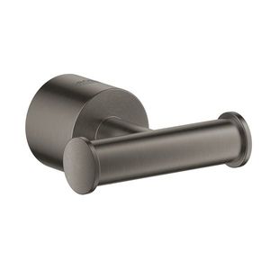 Cuier dublu Grohe Atrio brushed hard graphite imagine