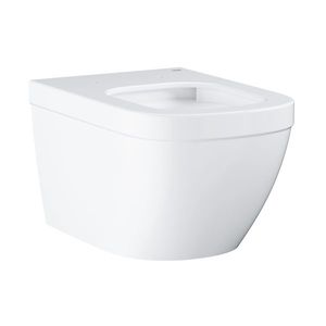 Vas wc suspendat Grohe Euro Ceramic Rimless 37.5x54cm fixare ascunsa Triple Vortex alb imagine