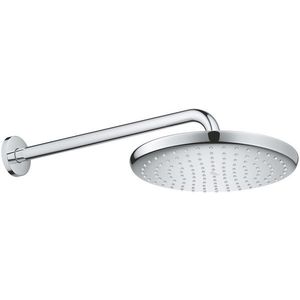 Palarie de dus Grohe Tempesta 250 cu brat de dus 380mm de perete crom imagine