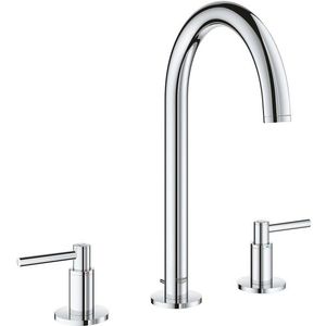 Baterie lavoar Grohe Atrio M din 3 elemente ventil pop-up crom imagine