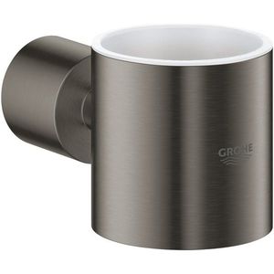 Suport de perete pentru pahar Grohe Atrio brushed hard graphite imagine