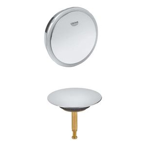 Set ornamente sifon pentru cada Grohe Talento cu preaplin si capac crom imagine