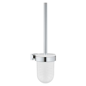 Perie wc cu suport de perete Grohe Essentials Cube crom imagine