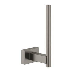 Suport rezerva hartie igienica Grohe Essentials Cube Brushed Hard Graphite imagine