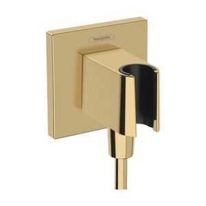 Accesoriu Hansgrohe FixFit E cu agatatoare de dus gold optic lustruit imagine