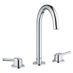 Baterie lavoar Grohe Concetto din 3 elemente ventil pop-up crom imagine