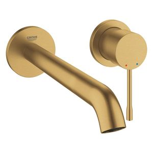 Baterie lavoar Grohe Essence New L din 2 elemente de perete montaj incastrat necesita corp ingropat brushed cool sunrise imagine