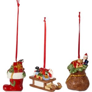 Set 3 decoratiuni brad Villeroy & Boch Nostalgic Ornaments Gifts 6.3cm imagine