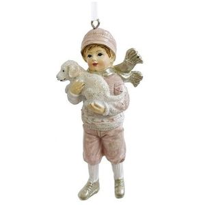 Decoratiune brad Deko Senso Kids Boy 11cm roz imagine