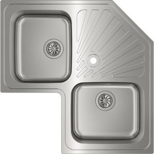 Chiuveta bucatarie Teka Classic Angular 2B de colt 830 x 830mm inox imagine