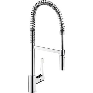 Baterie bucatarie Hansgrohe Cento XXL SemiPro 2 tipuri de jet crom imagine