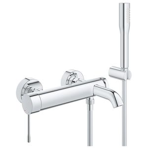 Baterie cada Grohe Essence cu set de dus crom imagine