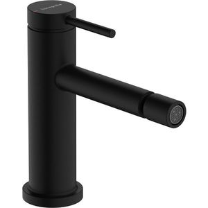 Baterie bideu Hansgrohe Tecturis S ventil pop-up inclus negru mat imagine