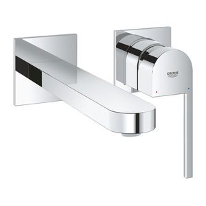 Baterie lavoar Grohe Plus din 2 elemente de perete crom imagine