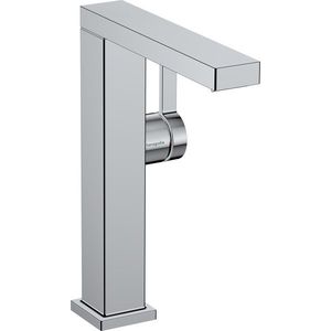 Baterie lavoar Hansgrohe Tecturis E 210 Fine pipa pivotanta CoolStart ventil click-clack crom imagine