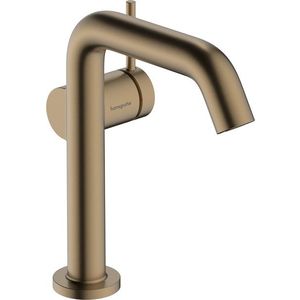 Baterie lavoar Hansgrohe Tecturis S 150 Fine CoolStart ventil click-clack bronz periat imagine