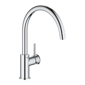 Baterie bucatarie Grohe Start Classic cu pipa inalta rotativa crom imagine