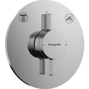 Baterie cada - dus Hansgrohe DuoTurn S cu doua functii montaj incastrat necesita corp ingropat crom imagine