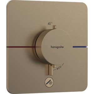 Baterie cada - dus termostatata Hansgrohe ShowerSelect cu montaj incastrat necesita corp ingropat bronz periat imagine