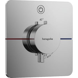 Baterie dus termostatata Hansgrohe ShowerSelect Comfort Q On/Off cu montaj incastrat necesita corp ingropat crom imagine