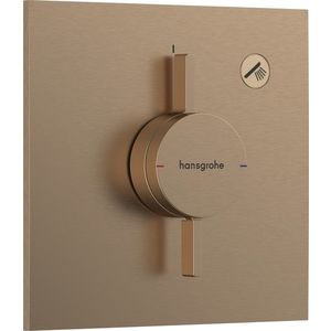 Baterie dus Hansgrohe DuoTurn E cu montaj incastrat necesita corp ingropat bronz periat imagine