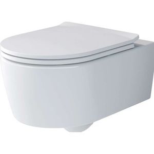 Set vas WC suspendat Villeroy & Boch Soul 37x53cm Direct Flush si capac cu inchidere lenta imagine