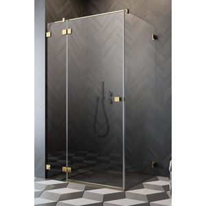 Usa de dus Radaway Essenza Pro KDJ Gold 90cm deschidere stanga auriu lucios imagine