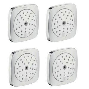 Set 4 duze laterale Hansgrohe PuraVida 100 cu 1 jet imagine