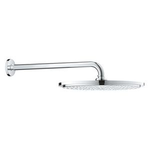 Palarie de dus Grohe Rainshower Cosmopolitan 310 cu brat de dus de perete 38cm crom imagine