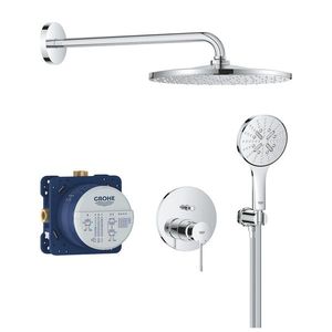 Sistem de dus incastrat Grohe Essence Rainshower Mono 310 cu 2 consumatori crom imagine