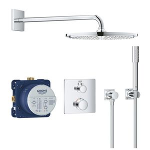 Sistem de dus incastrat Grohe Grohtherm Perfect Rainshower Cosmopolitan 310 crom imagine