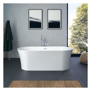 Cada freestanding Duravit DuraSenja 170x80cm alb imagine