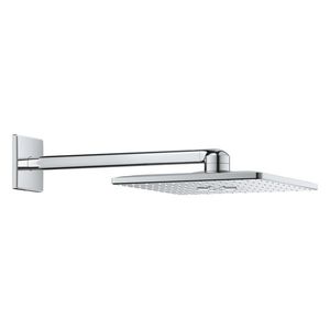 Palarie de dus Grohe RainShower SmartActive 310 Cube 2 tipuri de jet cu brat de dus 43mm de perete crom imagine