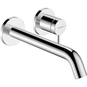 Baterie lavoar Hansgrohe Tecturis S cu pipa 225mm montaj incastrat necesita corp ingropat crom imagine