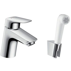 Baterie lavoar Hansgrohe Logis cu dus tip bideu pentru igiena intima fara ventil imagine