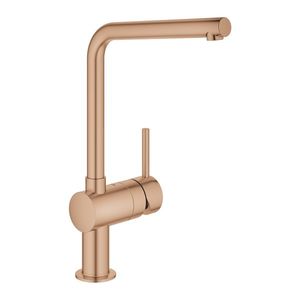 Baterie bucatarie Grohe Minta pipa L brushed warm sunset imagine