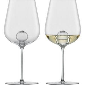 Set 2 pahare vin alb Zwiesel Glas Air Sense Chardonnay design Bernadotte & Kylberg handmade 441ml imagine