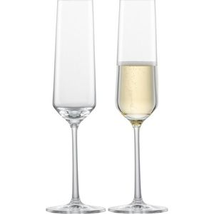 Set 2 pahare sampanie Zwiesel Glas Pure cristal Tritan 215ml imagine