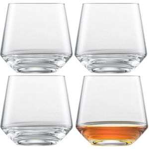 Set 4 pahare whisky Zwiesel Glas Pure Old Fashioned cristal Tritan 389ml imagine