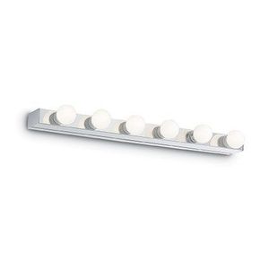 Aplica Ideal Lux Prive AP6 6x40W 60.5x3.8x8cm crom imagine