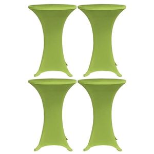 vidaXL Husă elastică pentru masă, 4 buc., verde, 80 cm imagine